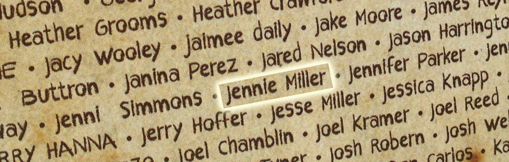 My name